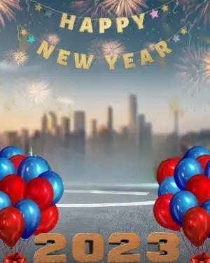 Picsart Happy New Year 2023 Background Full HD