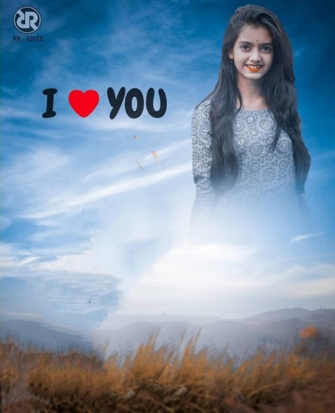 PicsArt I Love You Photo Editing Background