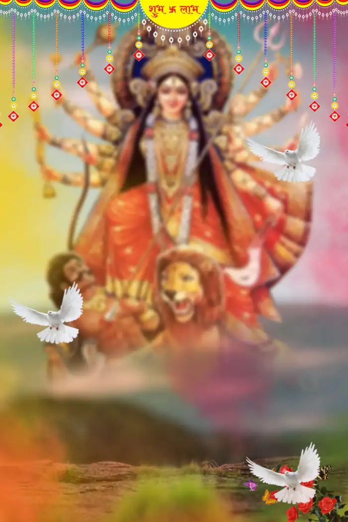 Picsart Maa Durga Navratri Editing Background Free