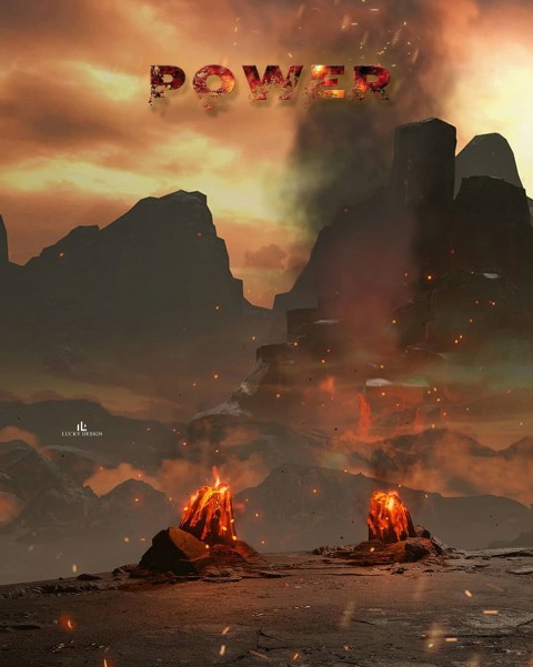 Picsart Power Fire Photo Editing Background