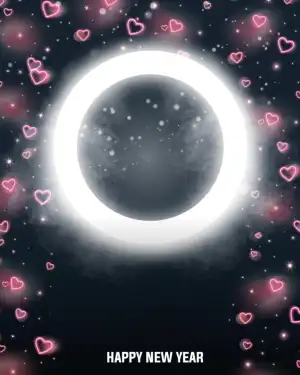 Picsart Ring Light Happy New Year 2023 Background