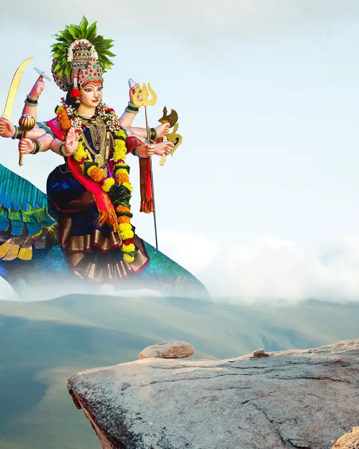 Picsart Rock Mpountain Navratri Background