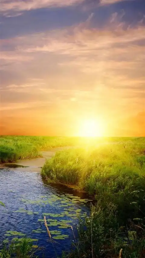 Picsart Sunrise Field Background HD Download