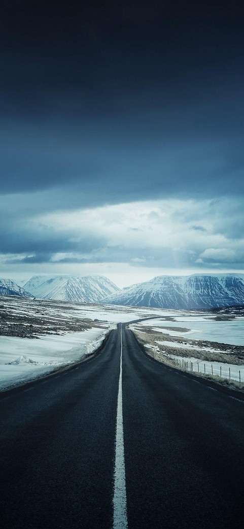 Picsart Winter Road Background Full HD Download Free