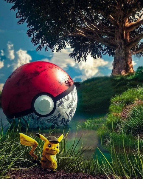 Pikachu CB Picsart Editing HD Background