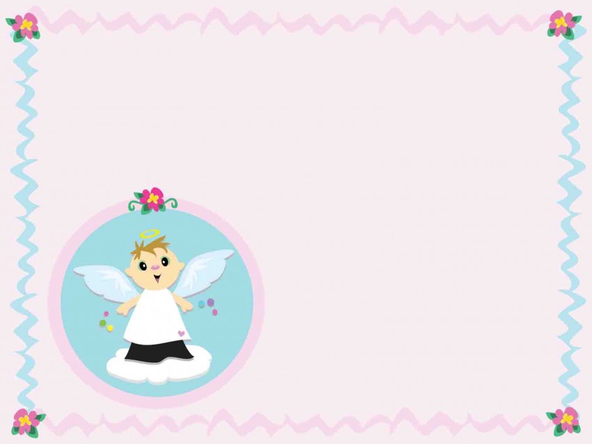 Pink Cute Baby PowerPoint Background Download