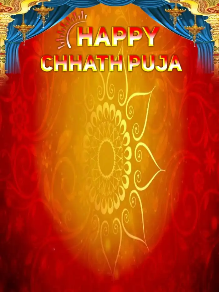 Poster Chhath Puja Photo Editing Background HD