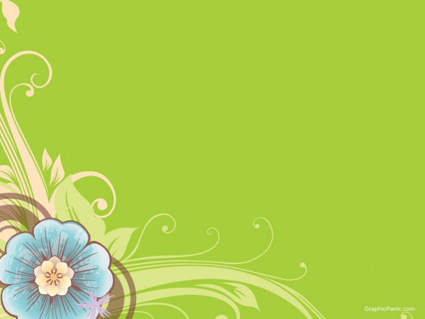 Pretty Flowers PowerPoint PPT Background