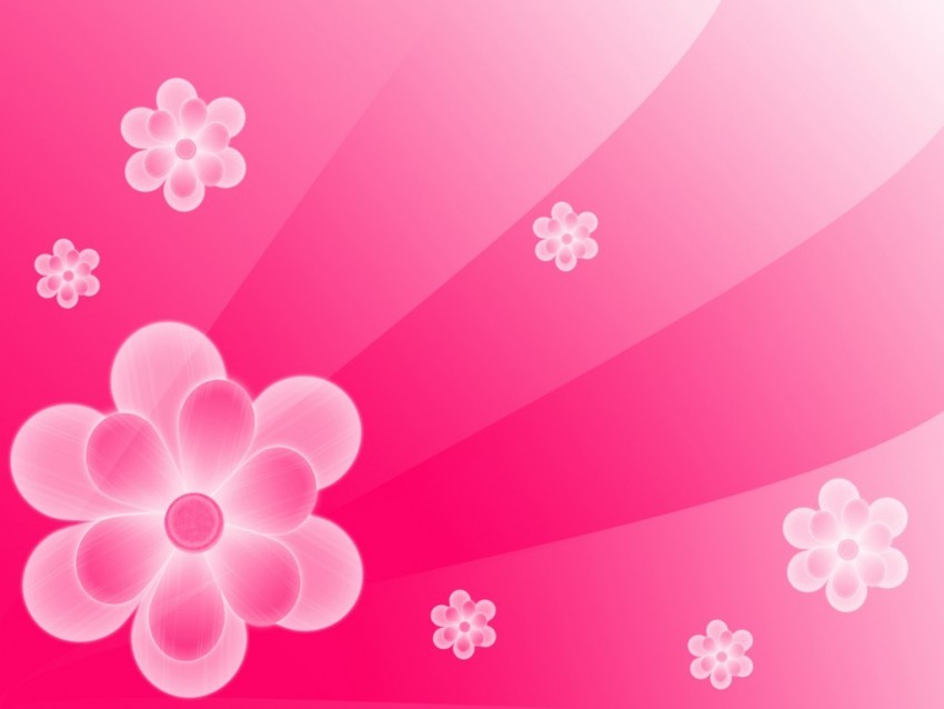 Pretty Flowers PowerPoint PPT Background