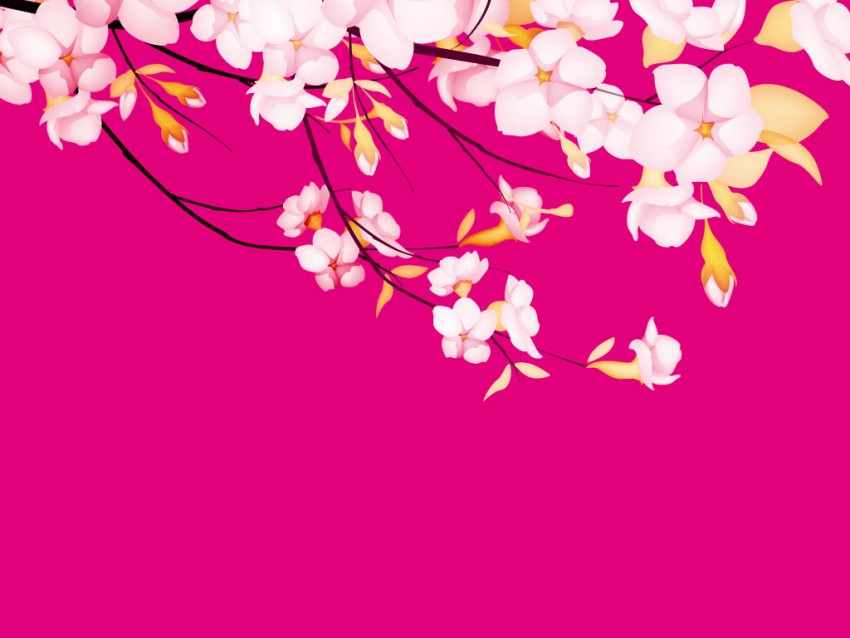 Pretty Flowers PowerPoint PPT Background