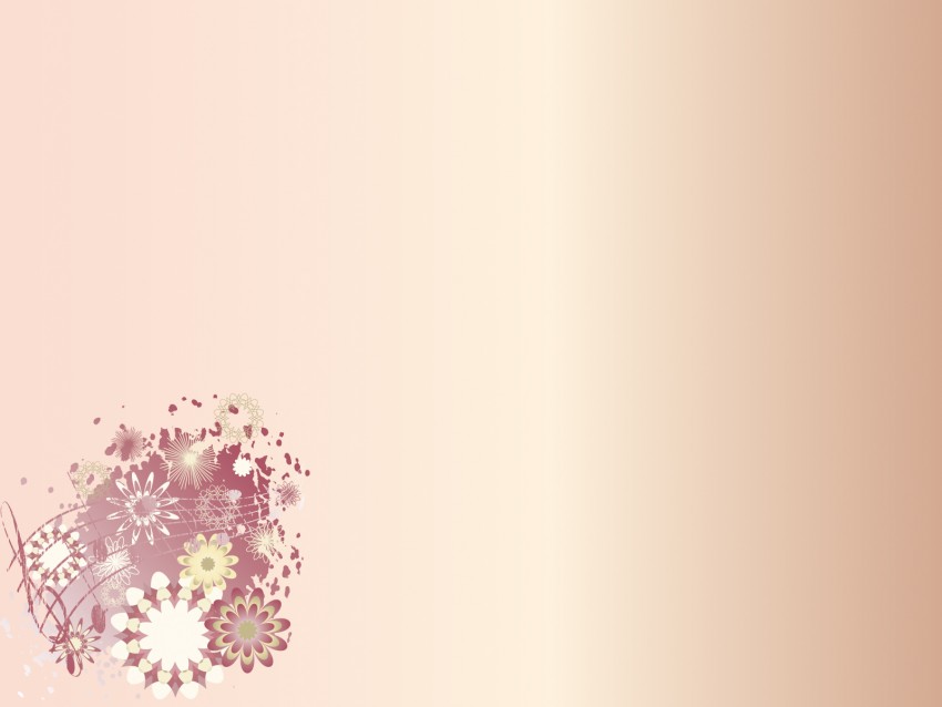 Pretty Flowers PowerPoint PPT Background