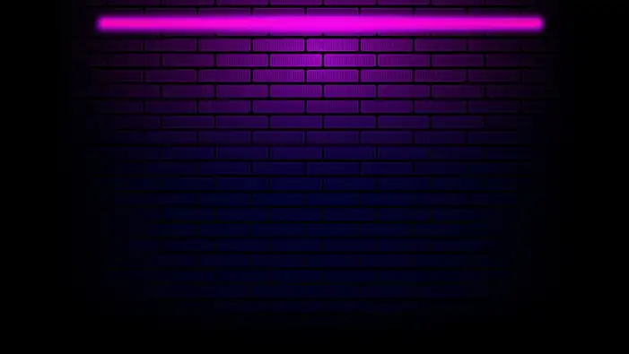 Purple Brick Neon Background