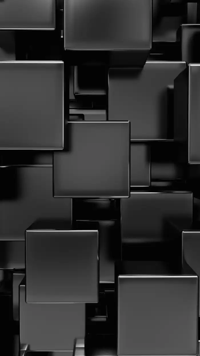 Quare Cube Black Shiny Background Free Download Images