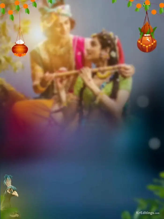 Radah Krishna Janmashtami  Editing Background For CB Picsart