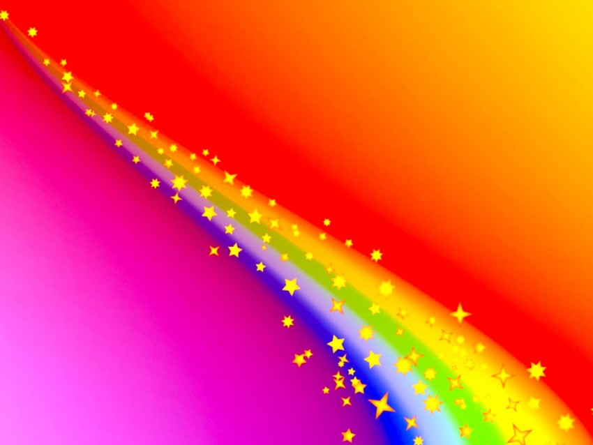 Rainbow PowerPoint PPT Background