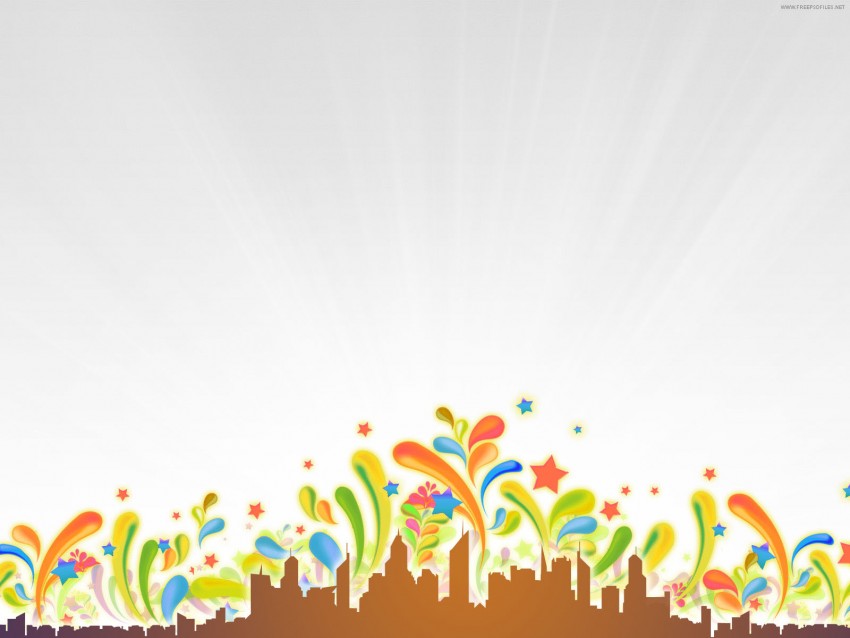 Rainbow PowerPoint PPT Background