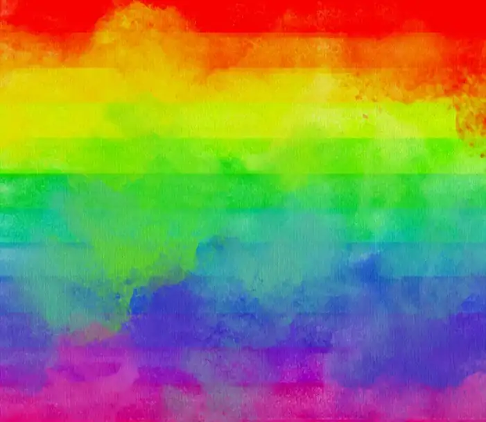 Rainbow Watercolor Painting Background HD Images