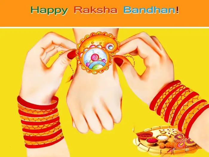 Rakhi Raksha Bandhan Yellow Banner Background  HD Images