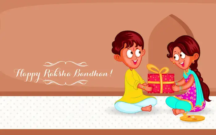 Raksha Bandhan Brother Sister Background