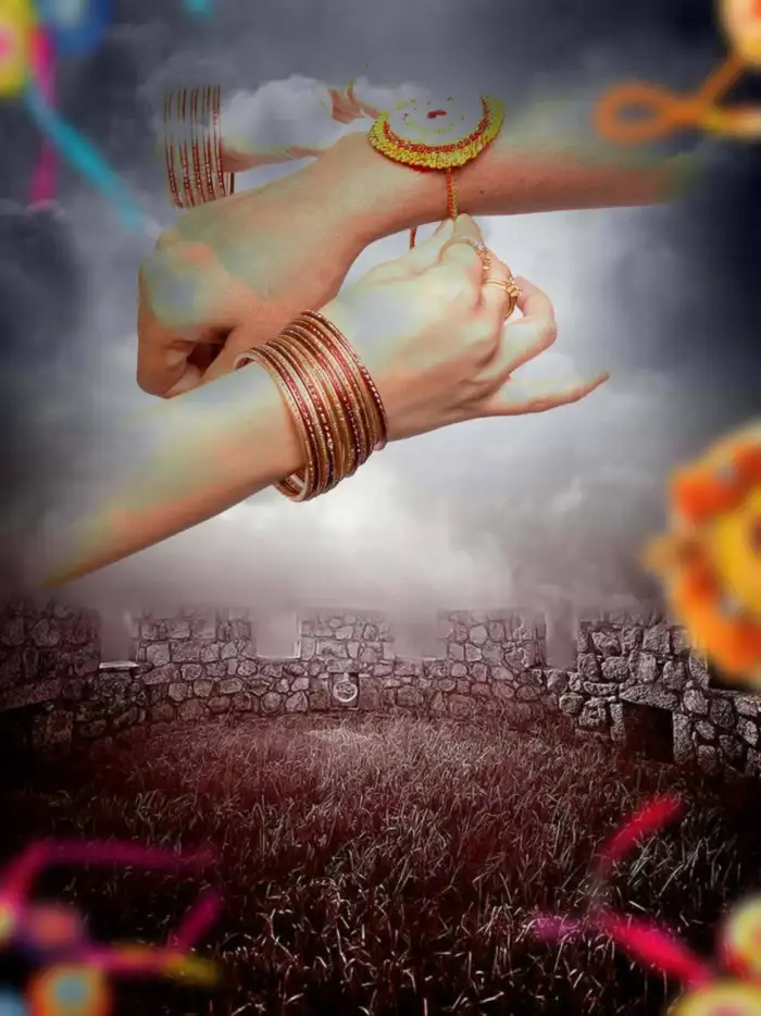 Raksha Bandhan Hand Editing Background HD Images