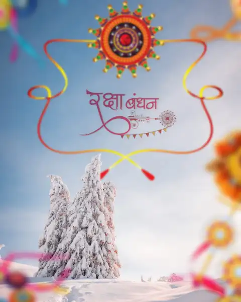 Raksha Bandhan Outdoor Picsart Editing Background HD