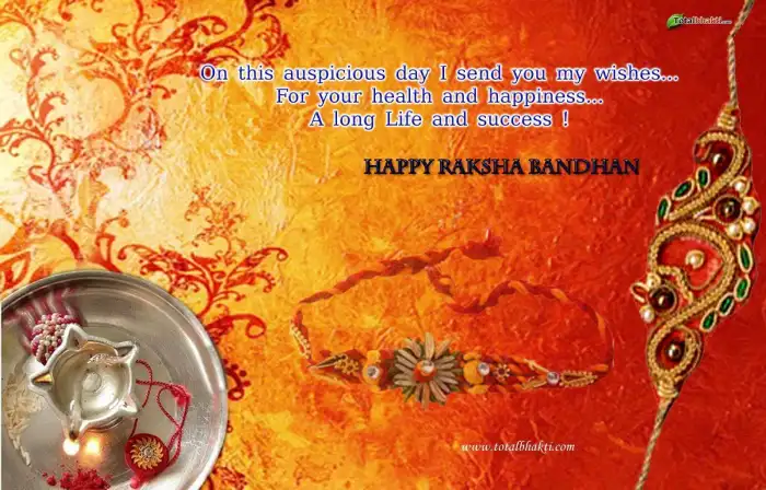 Raksha Bandhan Rakhi Puja Thali Background