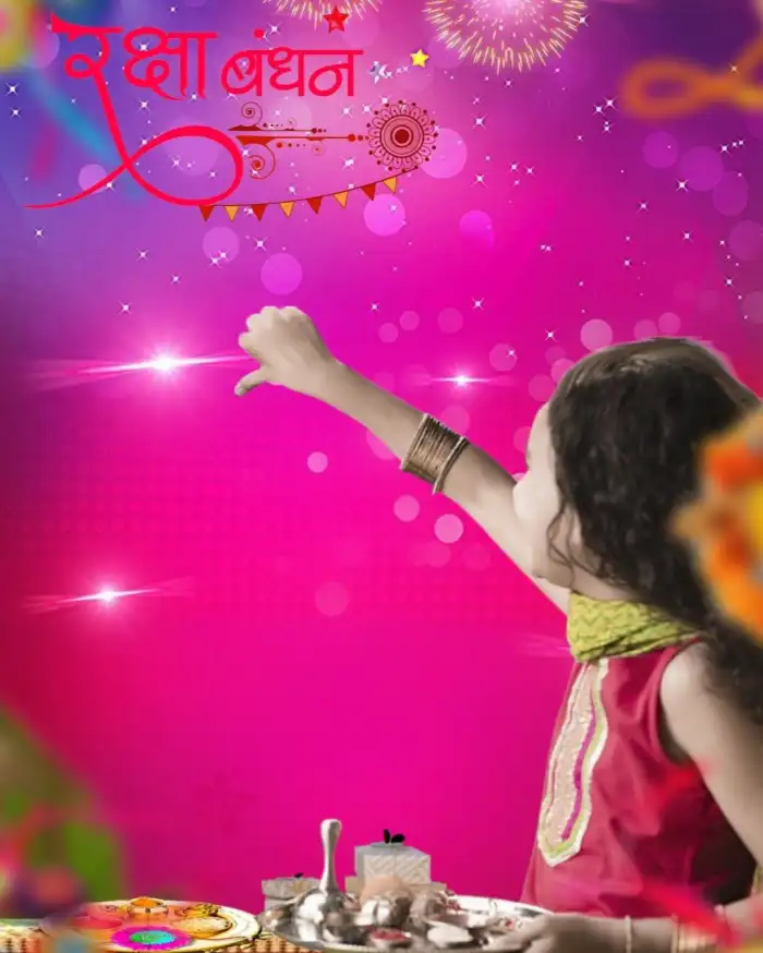 Raksha Bandhan Sister With Rakhi CB Picsart Photo Editing Background