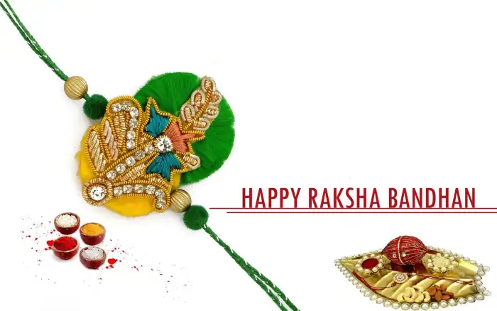 Raksha Bandhan White Rakhi Background HD Images