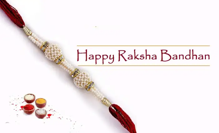 Raksha Bandhan White Rakhi Background HD Images