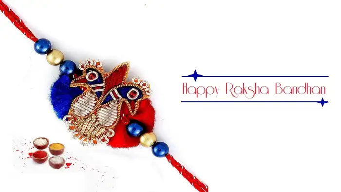 Raksha Bandhan White Rakhi Background HD Images