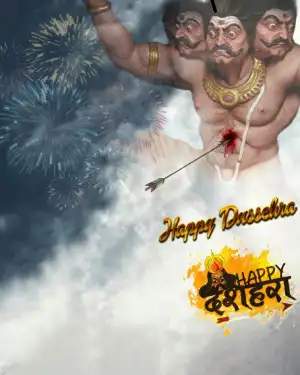 Ravan Dussehra CB Photo Editing Full HD Background