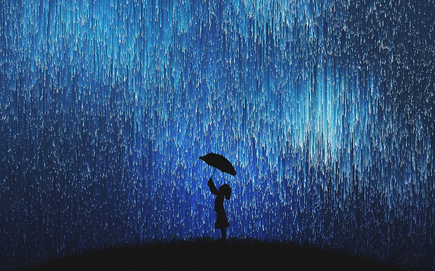 Real Rain HD Background Wallpaper Free