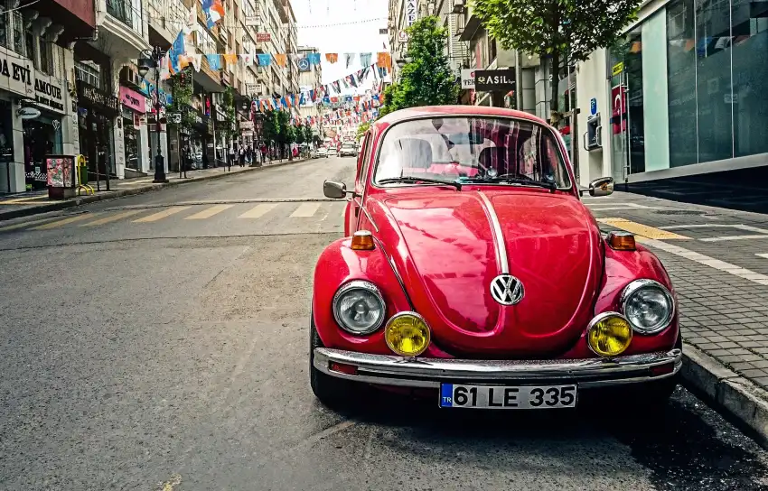 Red Car On Road CB Editing Background HD Download Free