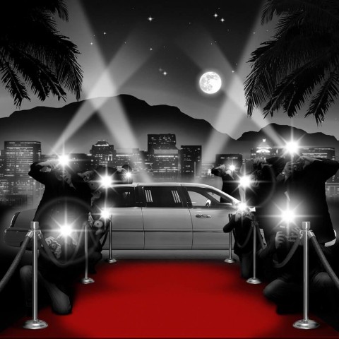 Red Carpet Fox Light Media Background Wallpaper