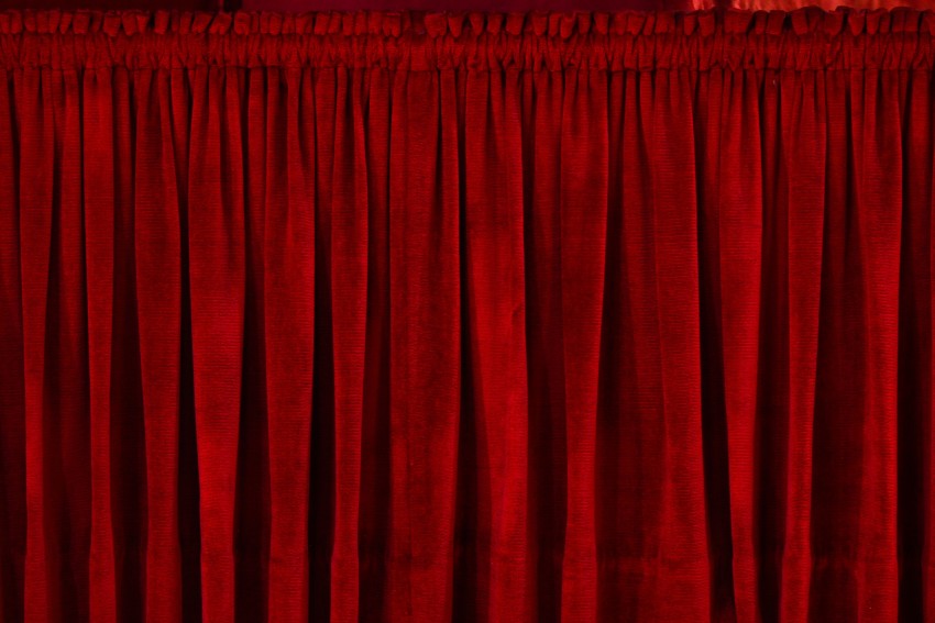 Red Curtain  Background Wallpaper Full HD