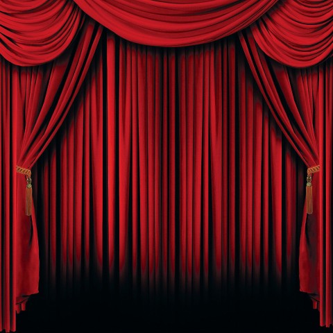 Red Curtain  Background Wallpaper Full HD