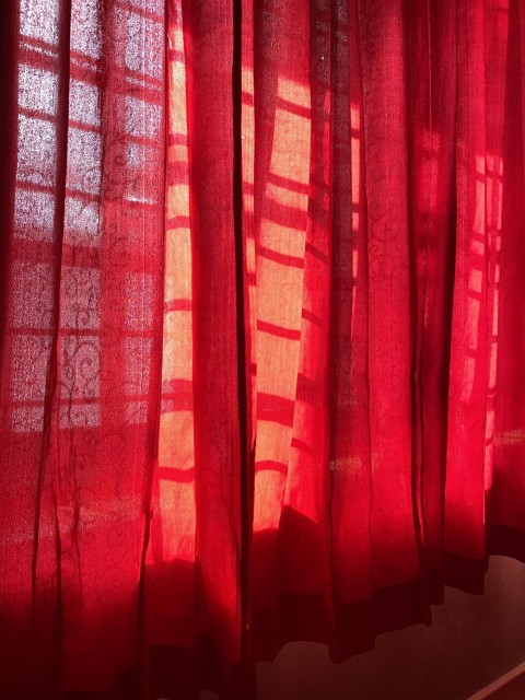 Red Curtain HD Background Wallpaper Photo