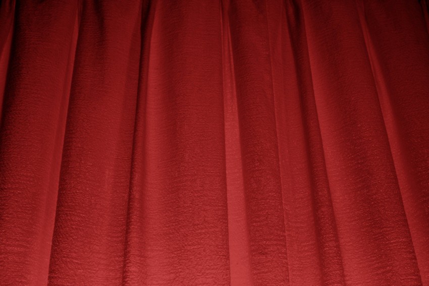 Red Curtain HD Background Wallpaper Photo