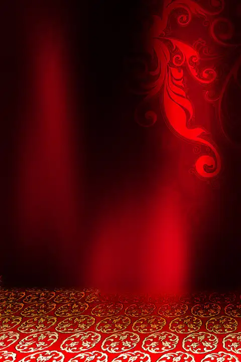 Red Indoor Studio Background HD Download