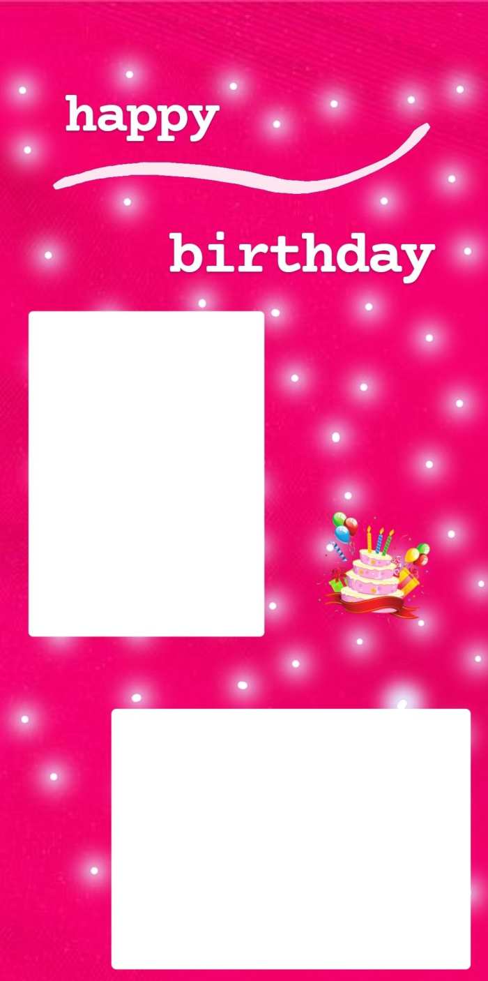 Red Instagram Happy Birthday Story Post Background