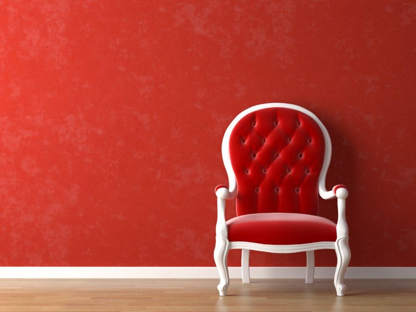 Red King Chair Background Wallpaper Full HD