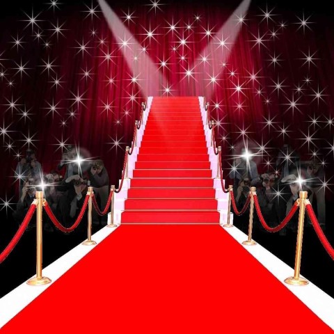 Red Satge Celebrities Carpet Background Wallpaper