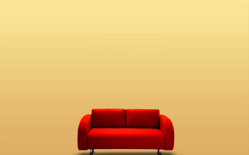 Red Sofa HD Background Wallpaper Download