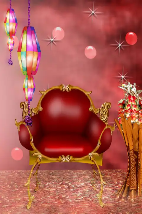 Red Sofa Photo Studio Background  HD Download