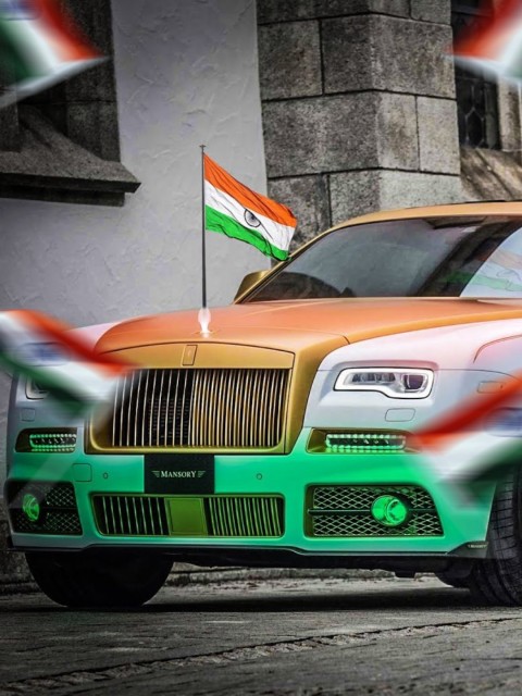 Republic Day Car Editing Background Full HD