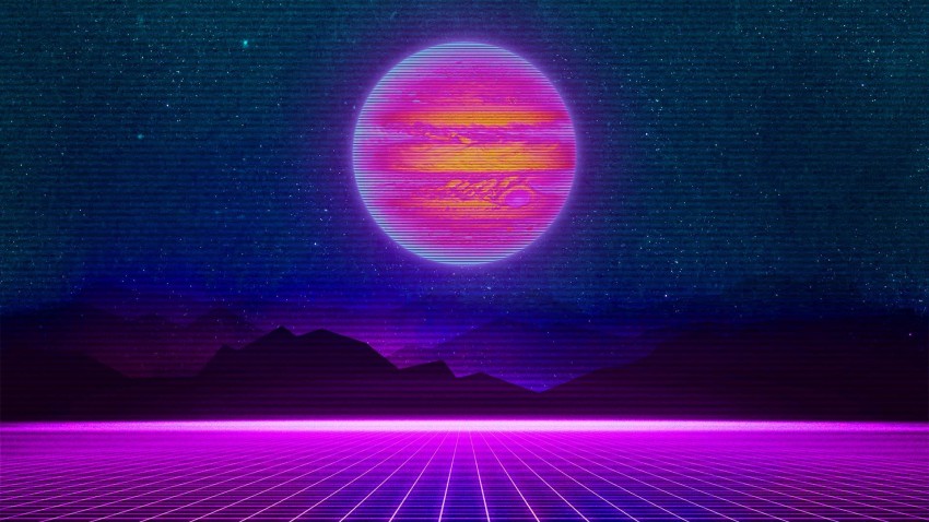 Retro Road Background HD Wallpaper Photo