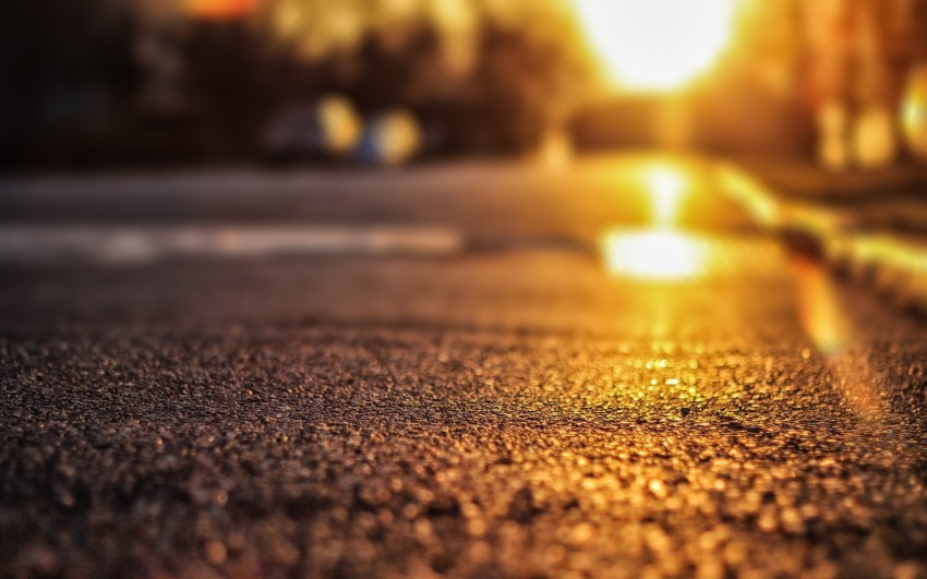 Road Sunset Blur DSLR CB Background Full HD Download