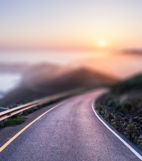 Road Sunset CB Picsart Editing Background HD