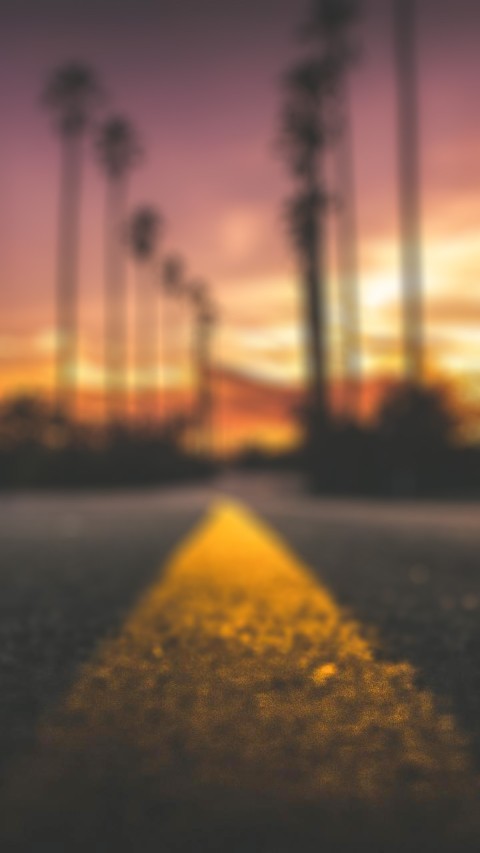 Road Sunset CB Picsart Editing Background HD