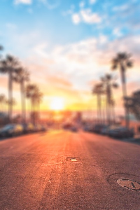 Road Sunset CB Picsart Editing Background HD Free